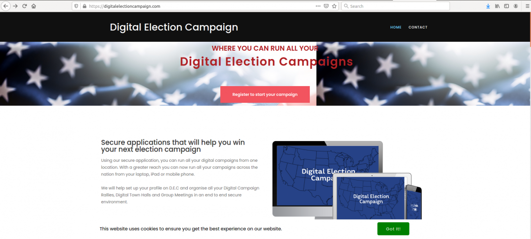 Election Campaign page